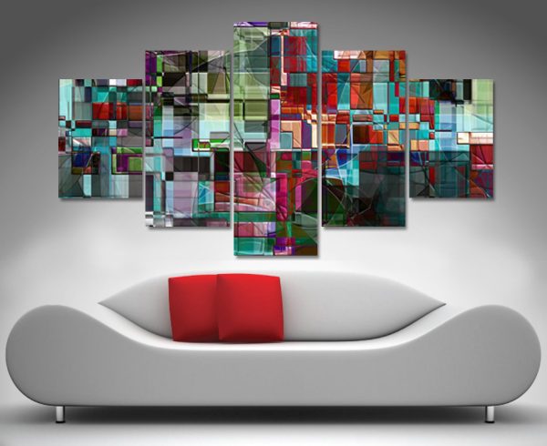 Transcendental Idea abstract canvas, a striking modern gift for a lounge