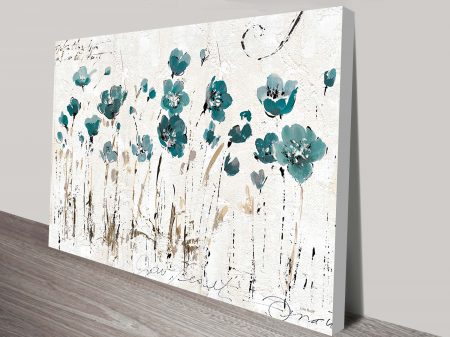 Abstract Balance blue canvas, a serene modern gift for a study Abstract Balance blue canvas, a serene modern gift for a study