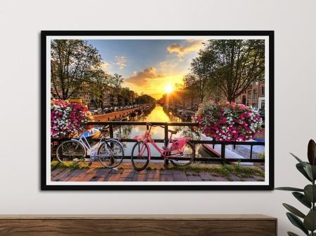 Amsterdam Canal framed print Amsterdam Canal framed print