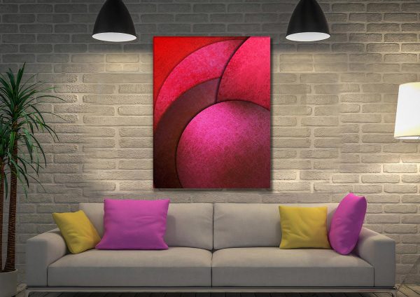 Circular Radiance canvas, glowing abstract rings in warm luminous tones