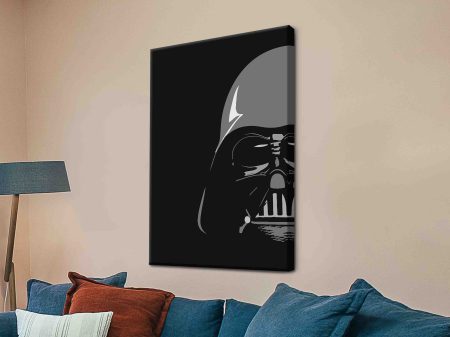 Darth Vader pop art canvas print, an iconic sci fi gift for a games room Darth Vader pop art canvas print, an iconic sci fi gift for a games room