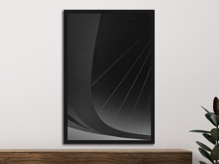 Angled Darkness framed print Angled Darkness framed print