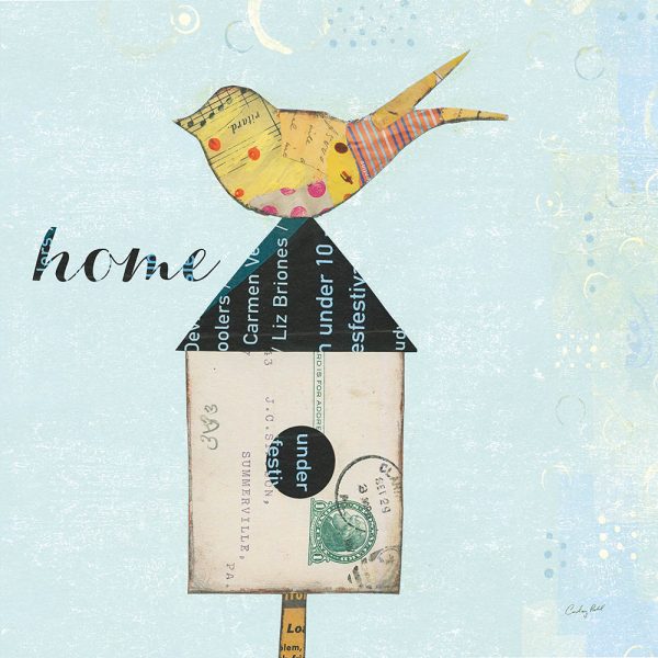 At Home II by Courtney Prahl rolled canvas print