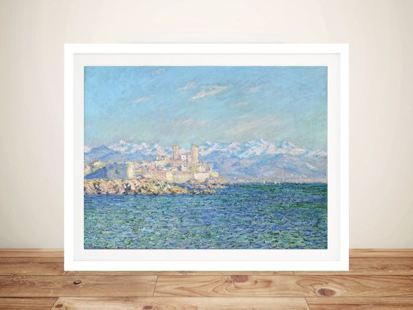 Antibes Afternoon Effect by Claude Monet, a hazy sunlit harbour view for a calming bedroom Antibes Afternoon Effect by Claude Monet, a hazy sunlit harbour view for a calming bedroom