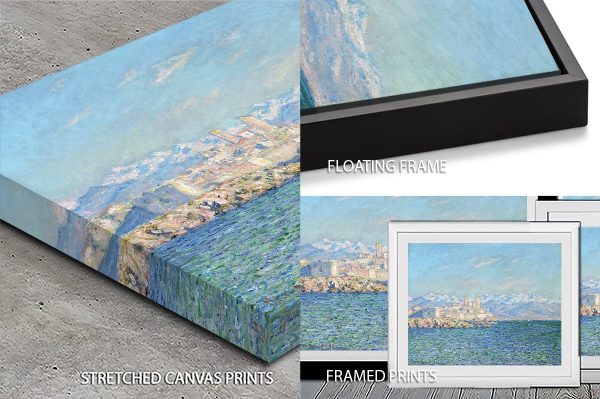 Antibes Afternoon Effect by Claude Monet, a luminous seascape gift Antibes Afternoon Effect by Claude Monet, a luminous seascape gift
