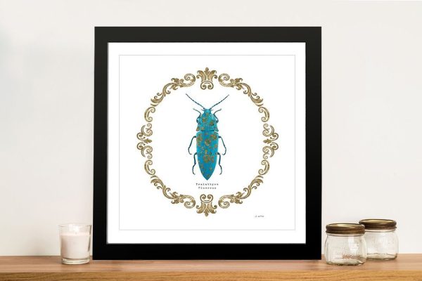 Adorning Coleoptera VIII print, a decorative jewel-beetle study for a curious eclectic study Adorning Coleoptera VIII print, a decorative jewel-beetle study for a curious eclectic study