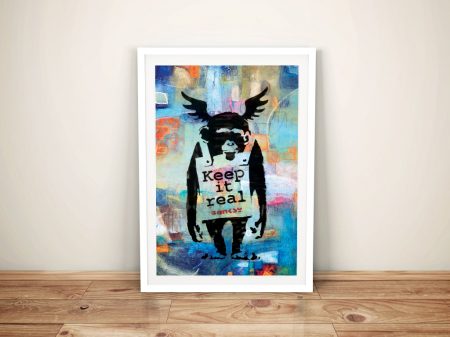 Banksy Apes Will Rise canvas, a bold satirical street-art gift for a lounge Banksy Apes Will Rise canvas, a bold satirical street-art gift for a lounge