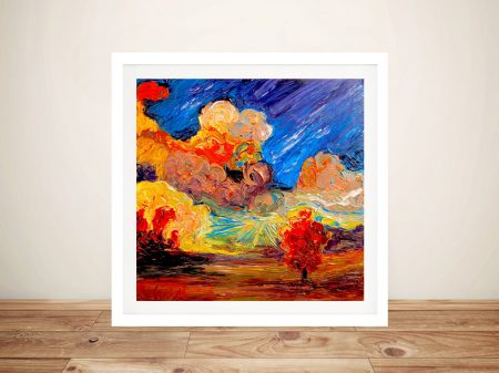 Blessed framed print by Chiara Magni, a vibrant gift for a modern hallway