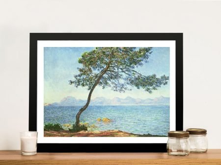 The Esterel Mountains by Monet canvas art, a serene gift for a study wall
