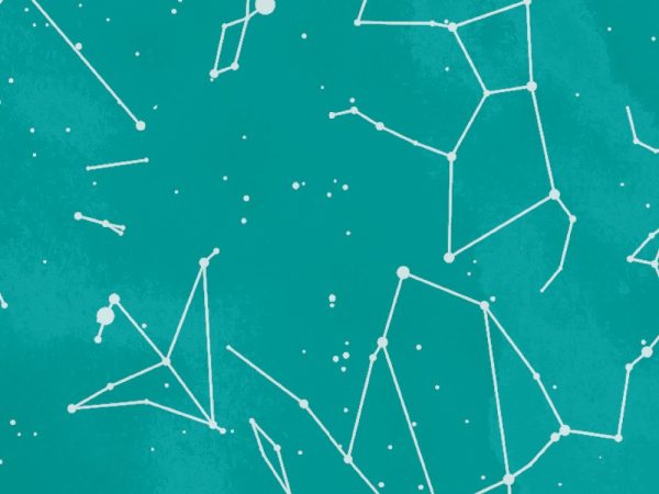 Abstract star map detail, artful constellations in soft style, a personal keepsake gift Abstract star map detail, artful constellations in soft style, a personal keepsake gift