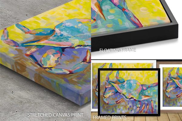 Crabby Boy coastal abstract wall decor, a fun gift for a bathroom Crabby Boy coastal abstract wall decor, a fun gift for a bathroom