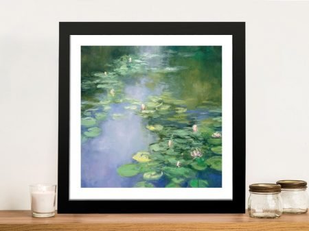 Blue Lily II framed floral wall art, a pretty gift for a guest room Blue Lily II framed floral wall art, a pretty gift for a guest room