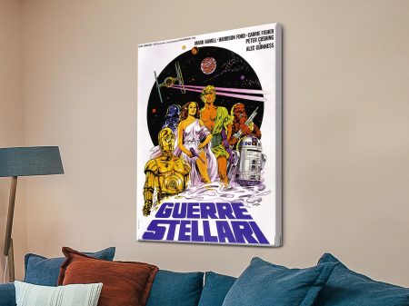 A New Hope Italian Star Wars poster, a rare-style gift for a games room A New Hope Italian Star Wars poster, a rare-style gift for a games room