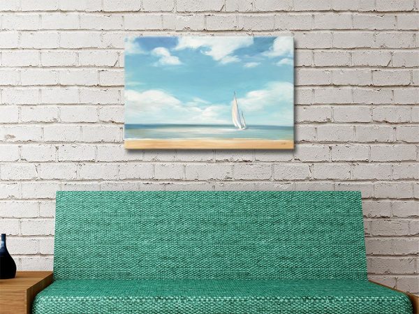 A Good Day beachscape print, a bright coastal gift for a bedroom A Good Day beachscape print, a bright coastal gift for a bedroom