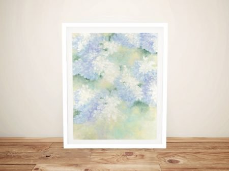 White Lilacs framed floral art, a gentle gift for a dining room White Lilacs framed floral art, a gentle gift for a dining room
