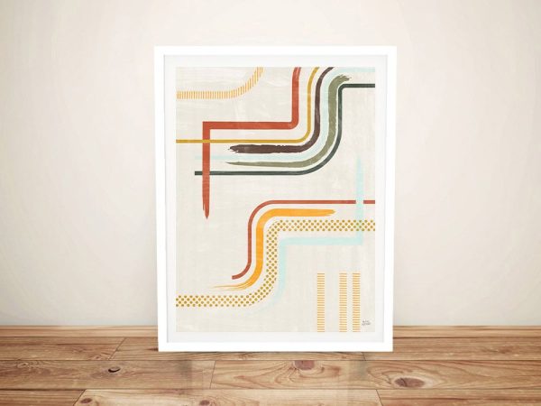 Lingering Lines II framed natural tone abstract, a serene gift for a bedroom Lingering Lines II framed natural tone abstract, a serene gift for a bedroom