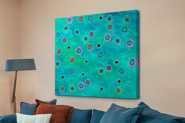 Helen Joynson Both Are Needed canvas, a vibrant gift for a home office
