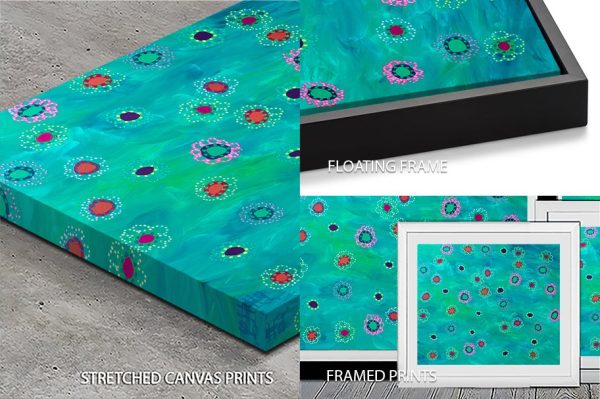 Helen Joynson Both Are Needed canvas, a serene abstract gift for a study