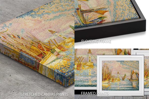 Signac Lighthouse at Groix quality print, a coastal gift for a study Signac Lighthouse at Groix quality print, a coastal gift for a study