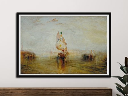 The Sun of Venice by Turner framed print, a classic seascape gift for a hallway The Sun of Venice by Turner framed print, a classic seascape gift for a hallway