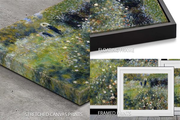 Woman with a Parasol by Claude Monet print, a breezy Impressionist gift for a lounge Woman with a Parasol by Claude Monet print, a breezy Impressionist gift for a lounge