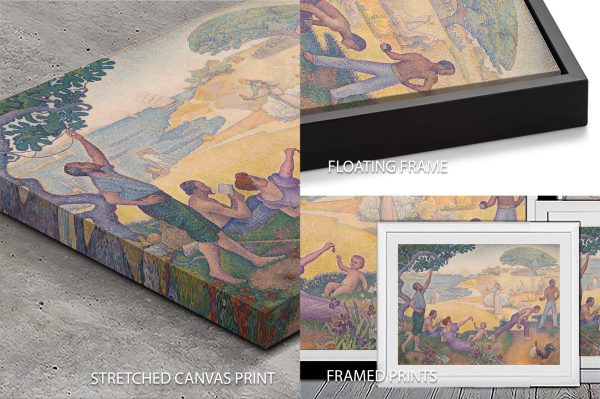 Au Temps d'Harmonie by Paul Signac print, a peaceful gift for a bedroom Au Temps d'Harmonie by Paul Signac print, a peaceful gift for a bedroom