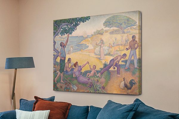Paul Signac Pointillist print, a vibrant coastal gift for a lounge Paul Signac Pointillist print, a vibrant coastal gift for a lounge