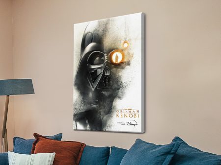 Star Wars Obi-Wan Kenobi stretched canvas print, the Jedi general framed by twin suns and desert haze. Star Wars Obi-Wan Kenobi stretched canvas print, the Jedi general framed by twin suns and desert haze.