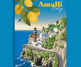 Amalfi Vintage Travel Poster 28