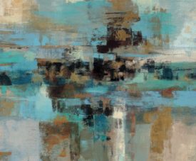 Morning Fjord canvas print, atmospheric composition