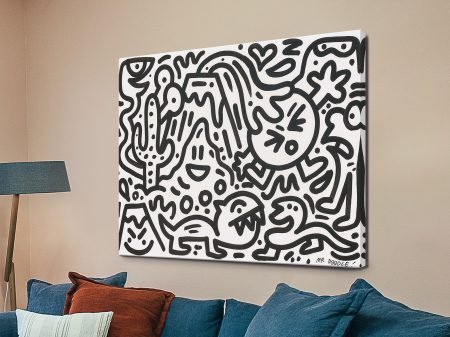 Volcanic Sick by Mr Doodle canvas print Volcanic Sick by Mr Doodle canvas print