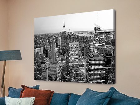 Aerial Manhattan canvas print Aerial Manhattan canvas print