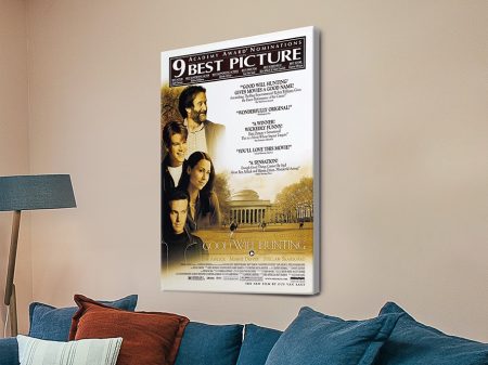Good Will Hunting canvas art print, a cinephile gift and film memorabilia