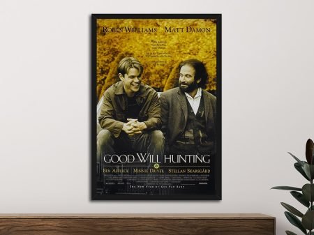 Framed Good Will Hunting movie poster print, the inspirational Boston drama