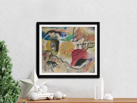 Garden of Love II by Kandinsky framed print Garden of Love II by Kandinsky framed print