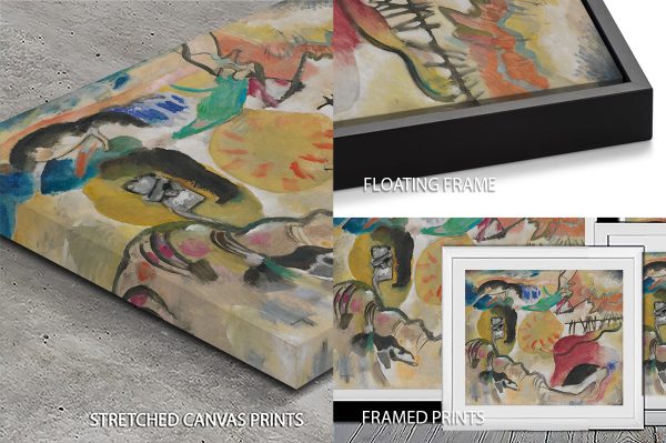 Garden of Love II by Kandinsky fine art print Garden of Love II by Kandinsky fine art print