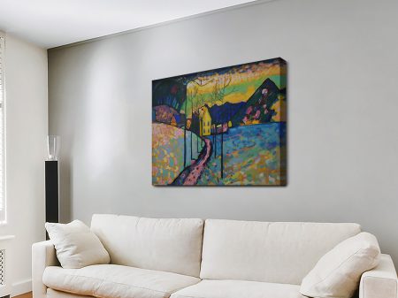 Winter Landscape Hermitage by Kandinsky canvas print Winter Landscape Hermitage by Kandinsky canvas print