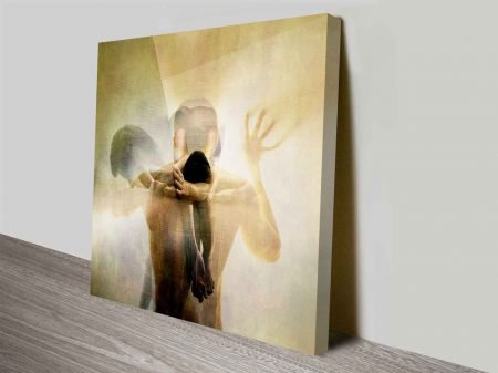 Alone Inside fine art print, designer statement artwork Alone Inside fine art print, designer statement artwork
