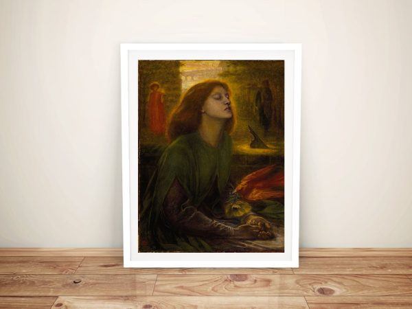 Rossetti Beata Beatrix framed print, a classic gift for a lounge Rossetti Beata Beatrix framed print, a classic gift for a lounge