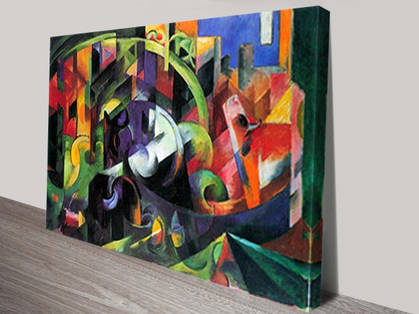 Franz Cattle HR canvas art, abstract gallery artwork Franz Cattle HR canvas art, abstract gallery artwork