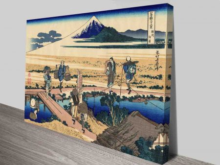 Hokusai Nakahara Sagami Province fine art print, modern gallery artwork