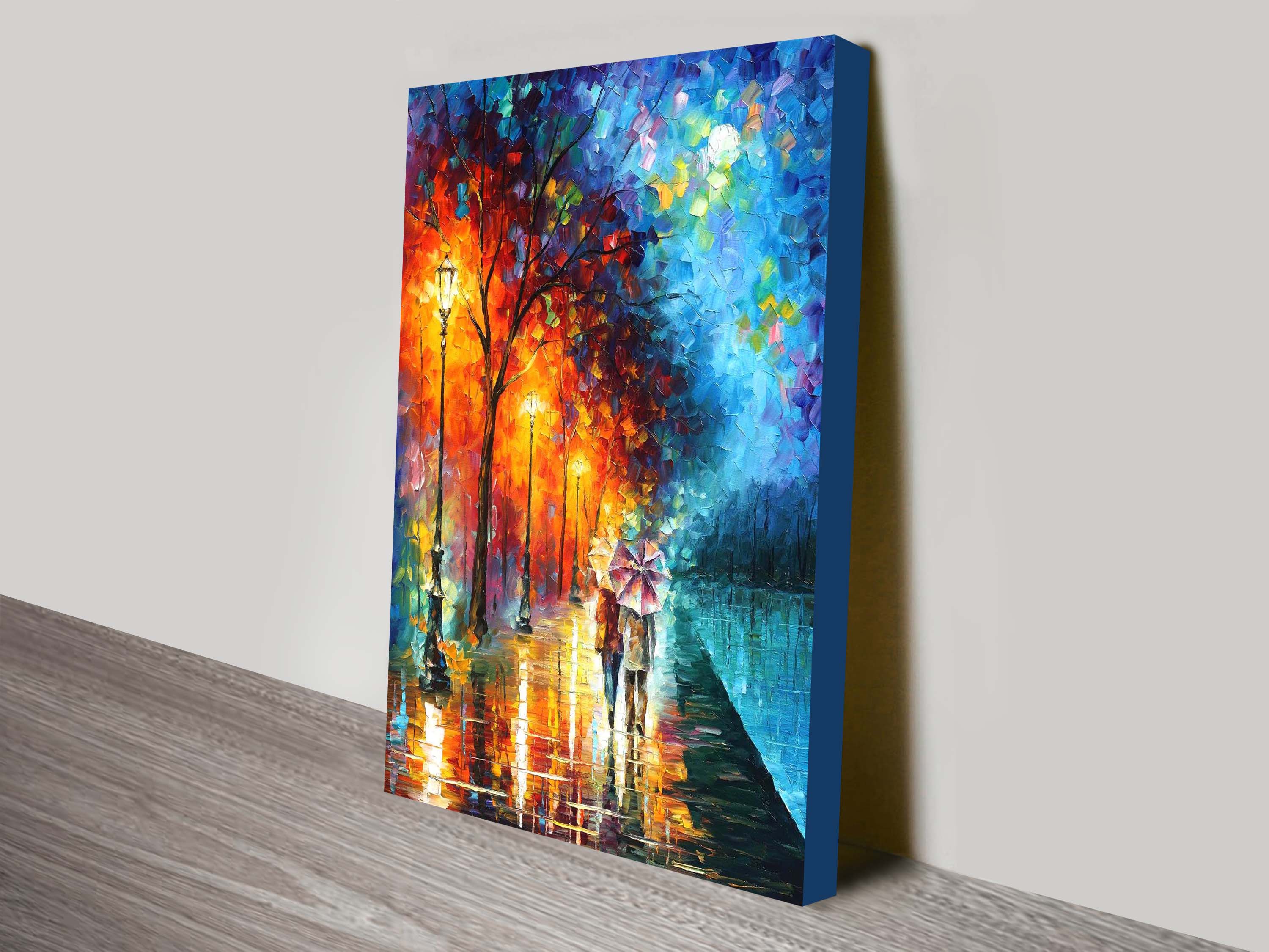 Love By The Lake Leonid Afremov Print | Atmospheric Wall Art Melbourne