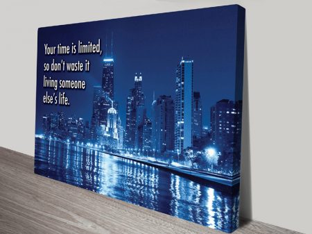 Limited Time quote canvas, a motivating keepsake gift for a home office Limited Time quote canvas, a motivating keepsake gift for a home office