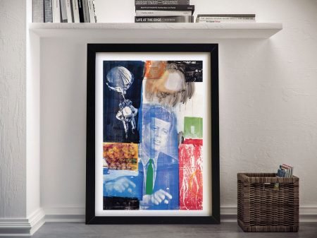 Rauschenberg Retroactive I framed print, a bold modern gift for a lounge Rauschenberg Retroactive I framed print, a bold modern gift for a lounge
