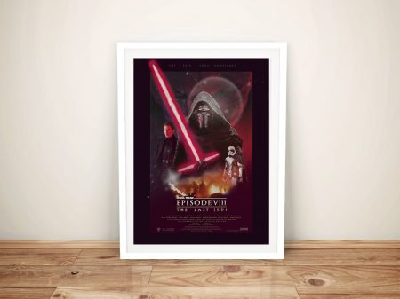 Last Jedi Poster canvas art, retro Hollywood movie artwork Last Jedi Poster canvas art, retro Hollywood movie artwork
