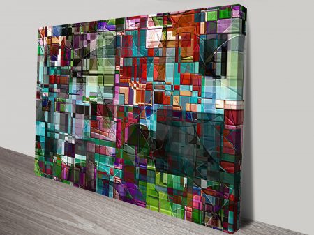The Transcendental Idea canvas print, bold geometric abstract wall art The Transcendental Idea canvas print, bold geometric abstract wall art