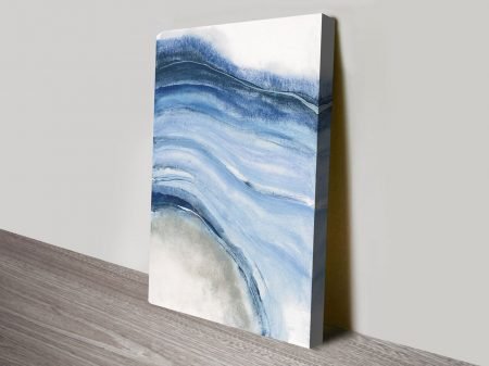 Watercolor Geode IV Preview wall art print, contemporary statement artwork