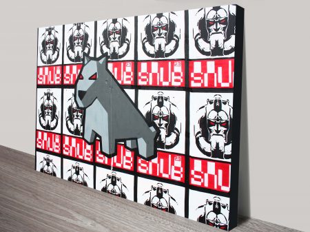 Wet Paint Productions street art canvas, a bold urban gift for a games room