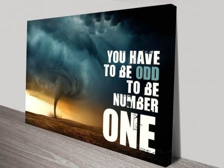 You Don't Have Be canvas print, modern gallery artwork