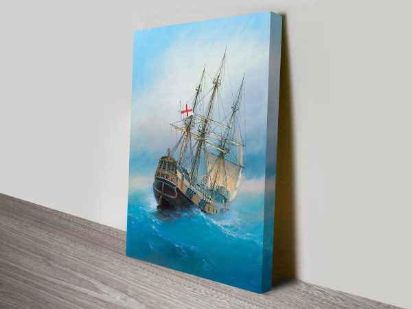 Galleon in a storm print, dramatic maritime seascape wall art Galleon in a storm print, dramatic maritime seascape wall art